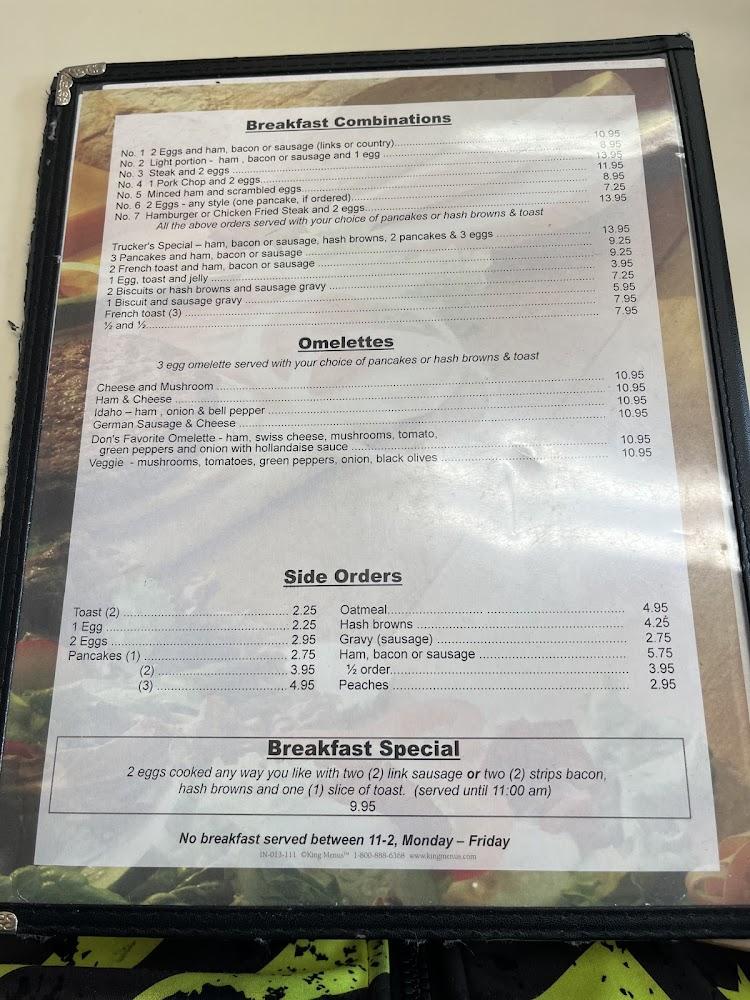 Donald's Family Dining Hamburger Steak