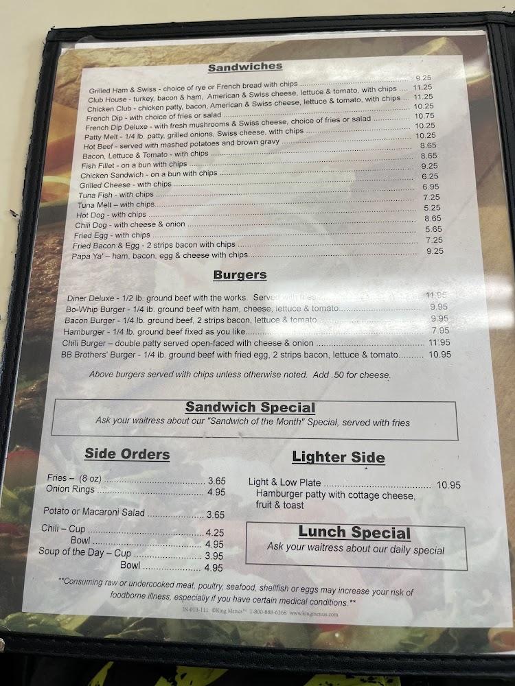 Donald's Family Dining Menu image 4